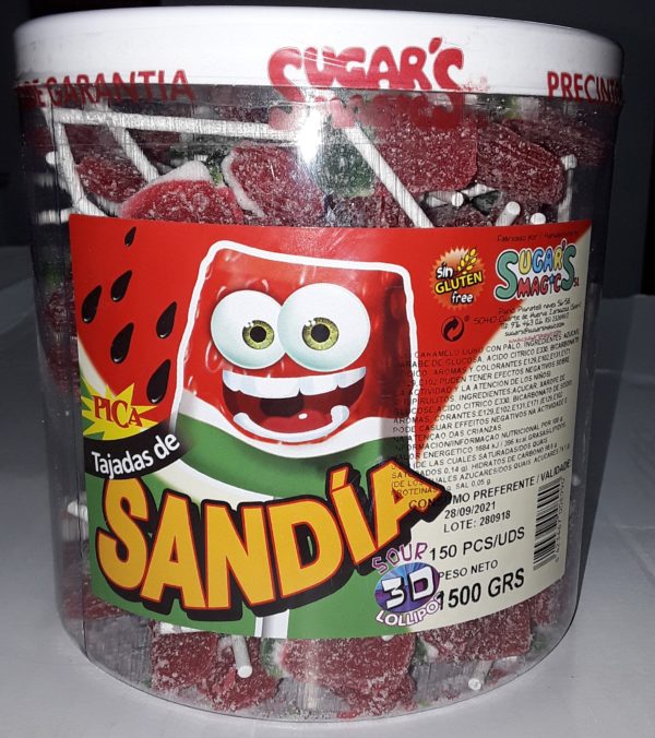TAJADAS DE SANDIA 3 D